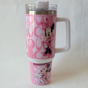 Pink Minnie Mouse Travel Mug